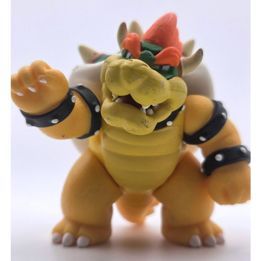 Jakks Pacific Bowser Action‎ Figure Yellow Super Mario Bros Nintendo Fair Cond.